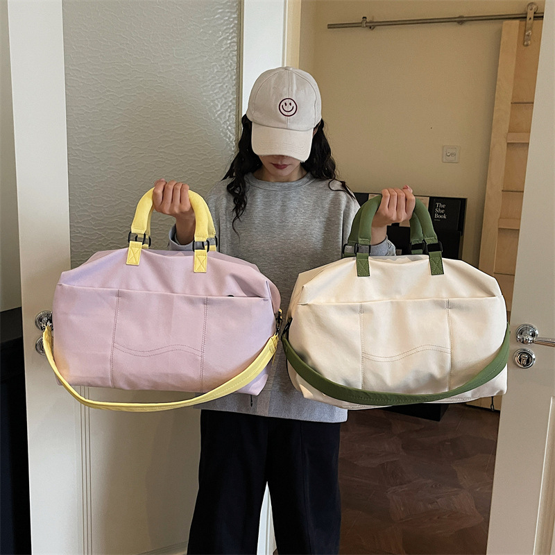 Canvas fitness bag with custom - Yoga Fitness Name avaliação e preço