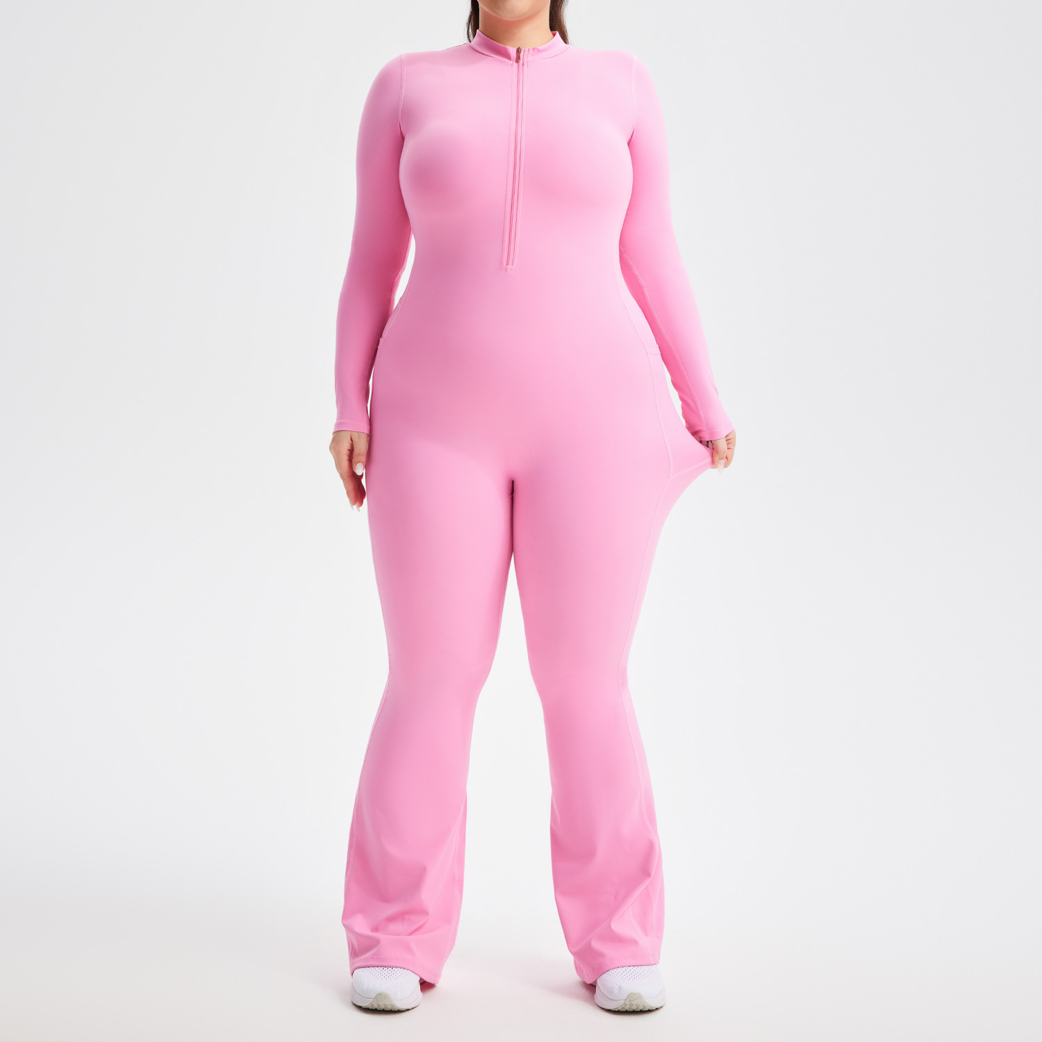 Plus Size Jumpsuit Yoga Sport  - Yoga Fitness Plus avaliação e preço