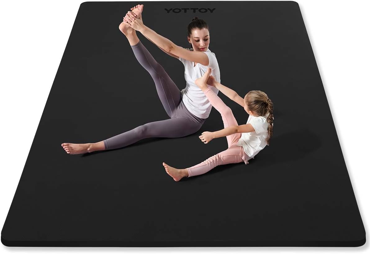 Large Yoga Mat 75x52x1/2in, Ex - Yoga Of Fitness Mat avaliação e preço