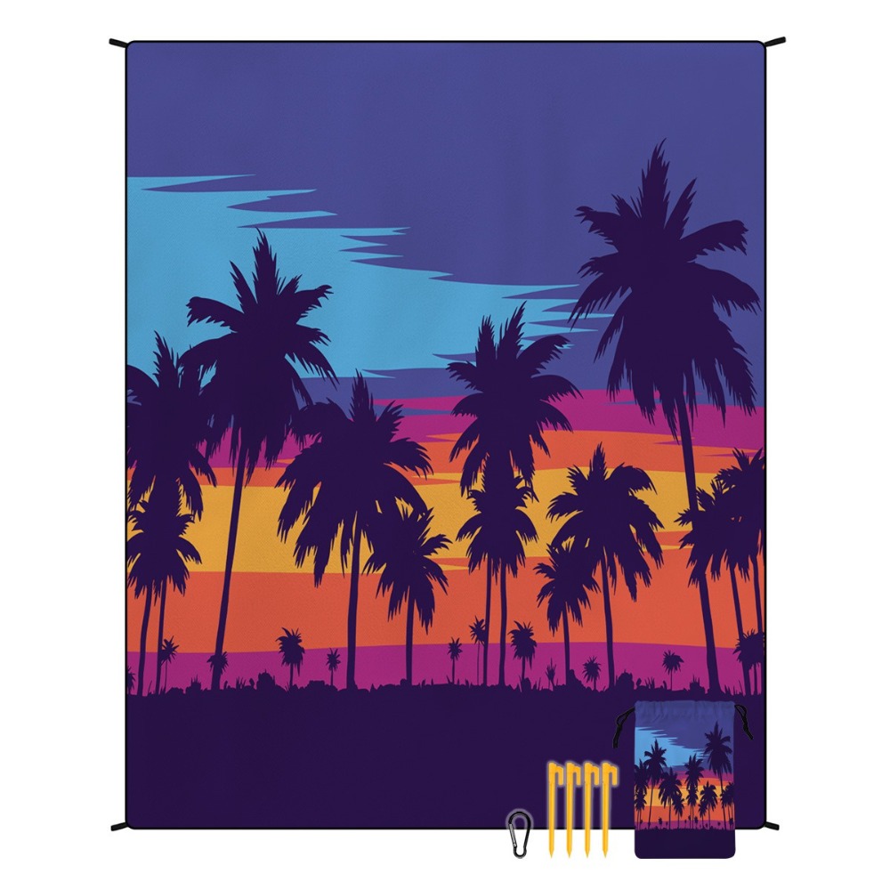 Palm Tree Beach Towel 71x86.6i - Yoga Of Fitness Mat avaliação e preço