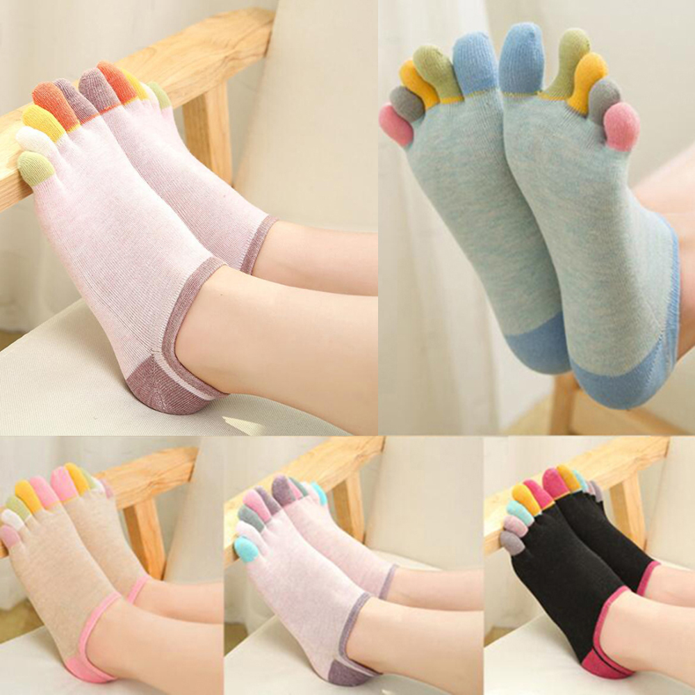 1/5Pairs Women Sports Toe Sock - Yoga Toe Separator avaliação e preço