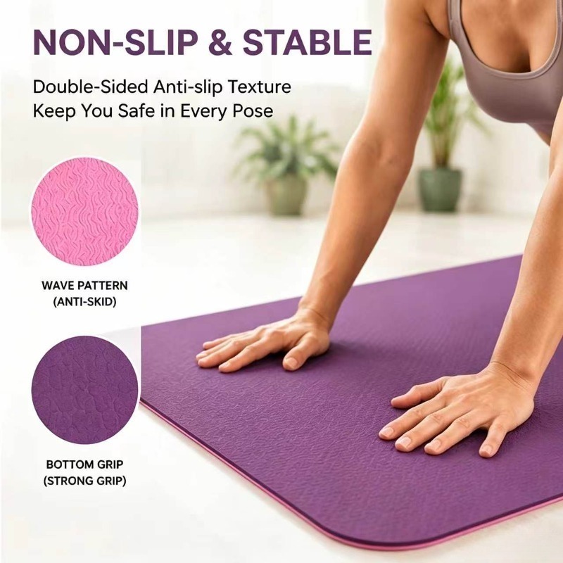Yoga Mats Anti-slip Sport Fitn - Yoga Of Fitness Mat avaliação e preço