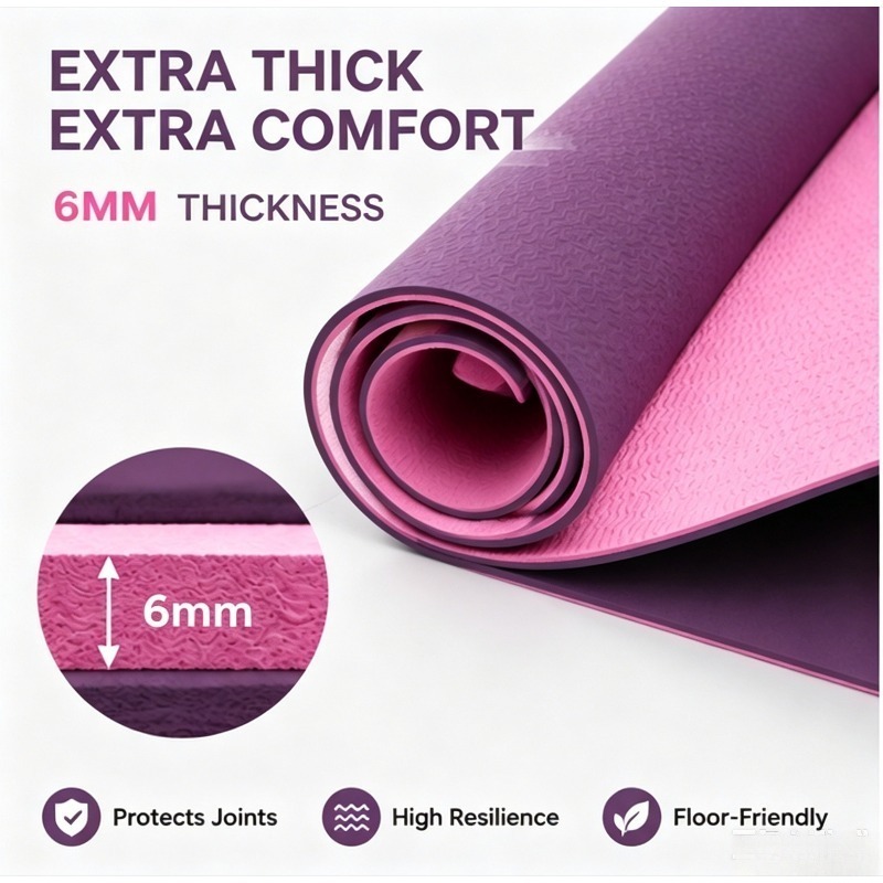 Yoga Mats Anti-slip Sport Fitn - Yoga Of Fitness Mat avaliação e preço