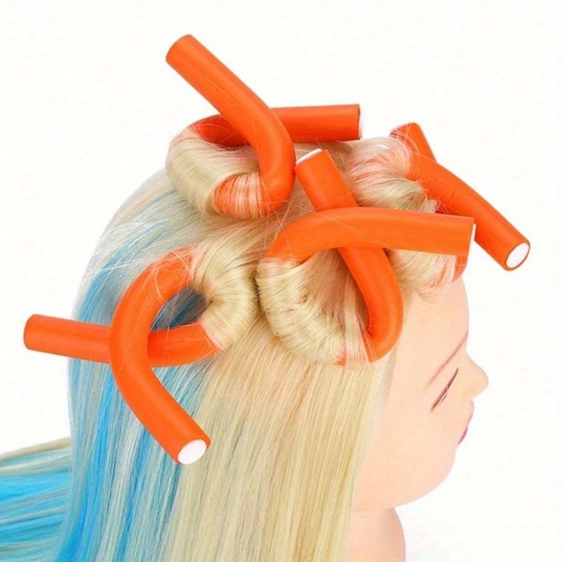 10pc Flexible Heatless Hair Ro - Foam Roller avaliação e preço
